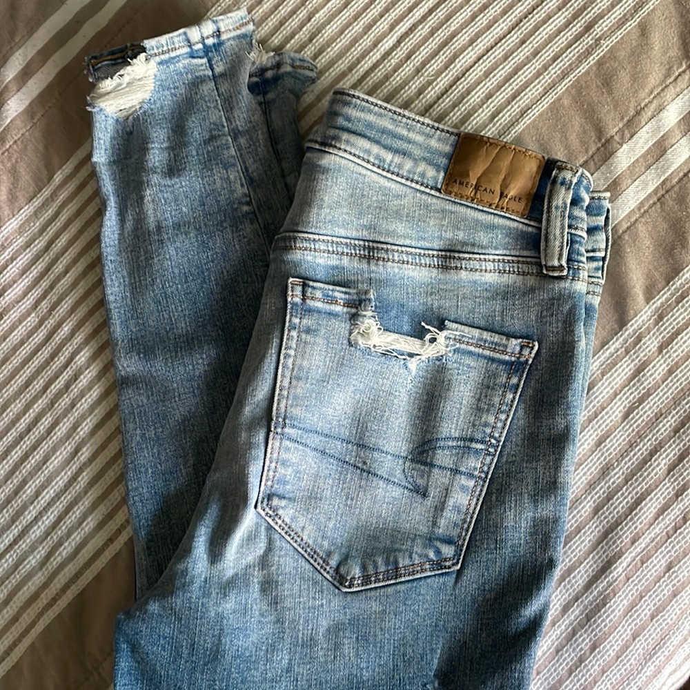 American Eagle High Rise Skinny Jeans